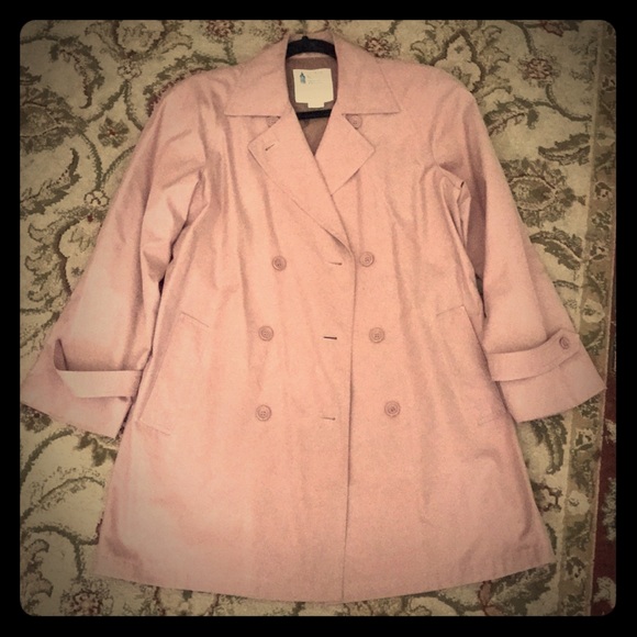 London Fog Jackets & Blazers - Light Pink London Fog Trench Coat Size 10